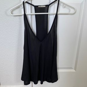 Free People black racer back tank XS